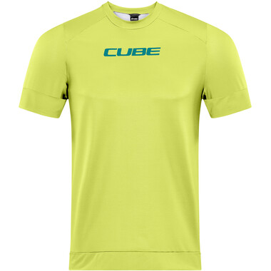 CUBE ATX Short-Sleeved Jersey Yellow 0